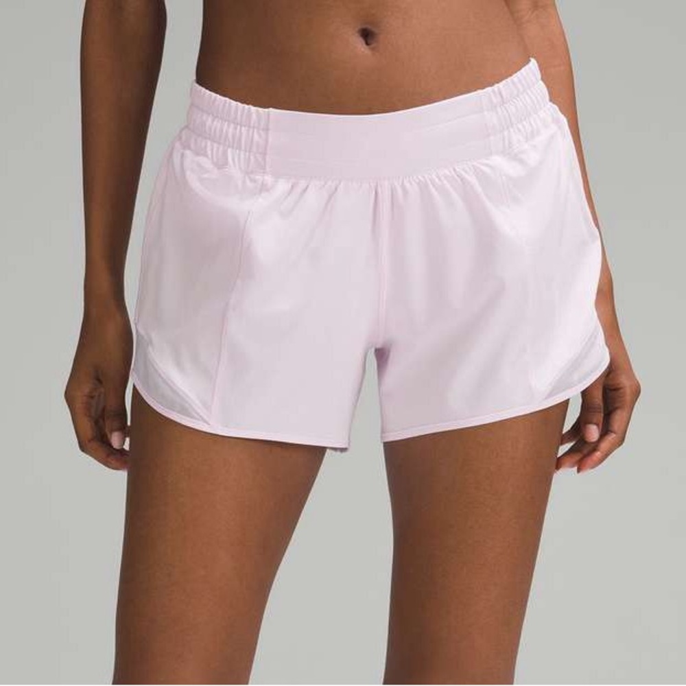 Lululemon Light Pink Hotty Hot 2.5” Shorts